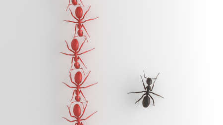 ant different from the restの写真素材