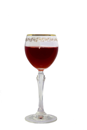 A glass of wineの写真素材
