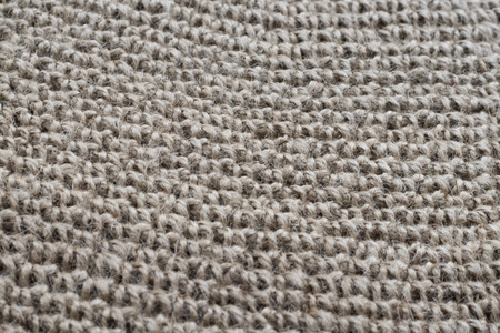 the texture of the crocheted rug.