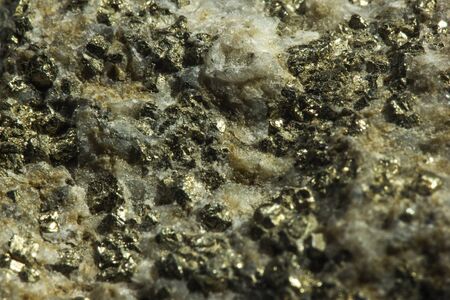 Close up shot of a pyriteの写真素材