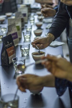 Russia, Udmurtian Republic, Izhevsk coffee festival 2019. 10 november 2019のeditorial素材