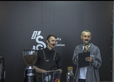 Russia, Udmurtian Republic, Izhevsk coffee festival 2019. 10 november 2019のeditorial素材