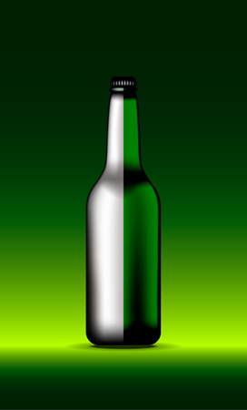 blank glass beer bottle for new designの写真素材