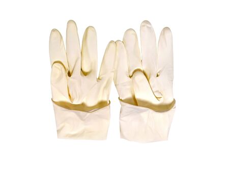 Disposable Surgical Gloves, a Personal Protective Equipmentの写真素材