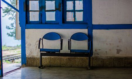 Barog railway, The station KalkaâShimla Railway.の写真素材