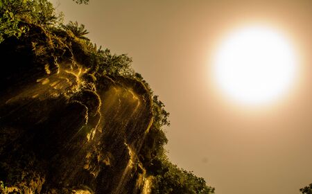 Patna Waterfall is a popular waterfall in Rishikesh where nature lovers like to come and spend some time in nature.の写真素材
