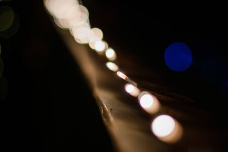 Happy Diwali - colorful decorating LED light for diwali  during diwali celebrationの写真素材