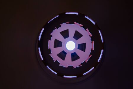 Happy Diwali - colorful decorating LED light for diwali  during diwali celebrationの写真素材