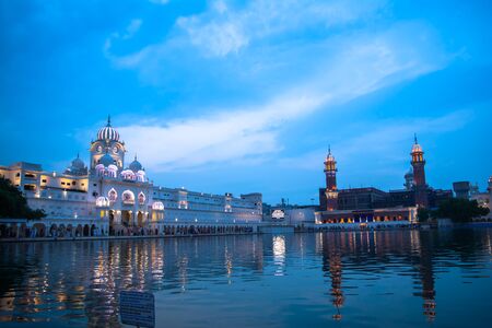 The Harmindar Sahib, also known as Golden Temple Amritsarの写真素材