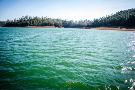 Pykara Lake is a popular getaway that is at a distance of about 20 kilometres from Ooty, in the Nilgiri district of Tamil Nadu, India.の写真素材