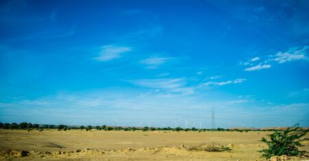 desert of  Jaisalmer the golden city, an ideal allure for travel enthusiasts, Sam Sand Dunesの写真素材