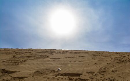 desert of  Jaisalmer the golden city, an ideal allure for travel enthusiasts, Sam Sand Dunesの写真素材