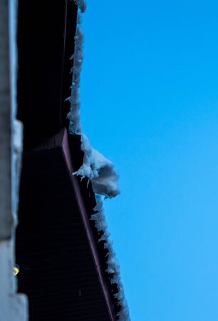 Patnitop a city of Jammu and its park covered with white snow, Winter landscapeの写真素材