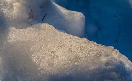 Natural winter background with fresh snow texture at Nathatop, Patnitop Jammu
