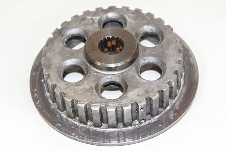 Bike Engine internal parts on isolate white background.の写真素材