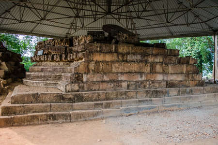 Deopahar Ruins, The Deopahar Archaeological Site is situated in Numaligarh, Golaghat district, Assamのeditorial素材