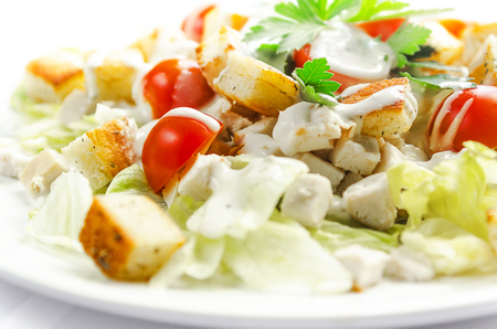 caesar saladの写真素材