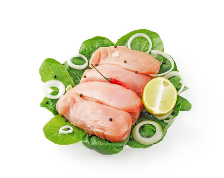 chicken Breasts with lemonの写真素材