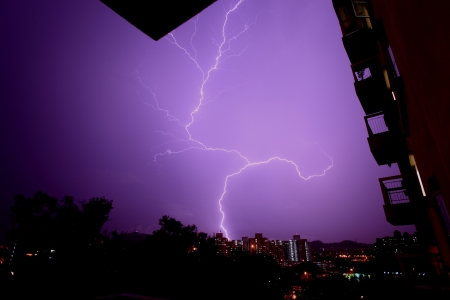 Ride the lightningの写真素材