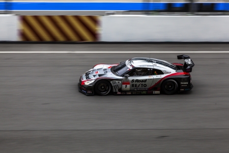 Sepang F1 Circuit, June 10 2012, Japan GT Racing Carのeditorial素材