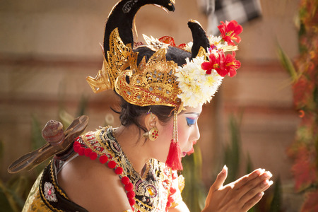 Balinese Barong danceのeditorial素材