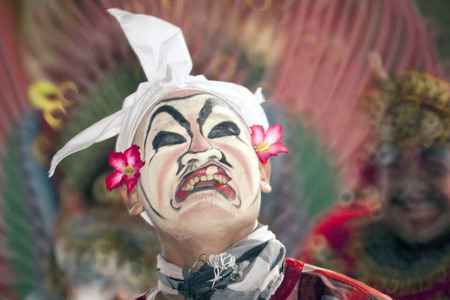 Balinese Barong dancerのeditorial素材