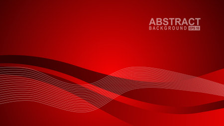 Abstract background with shining waves. Shiny moving lines design element. Futuristic technology concept. Vector illustrationのイラスト素材