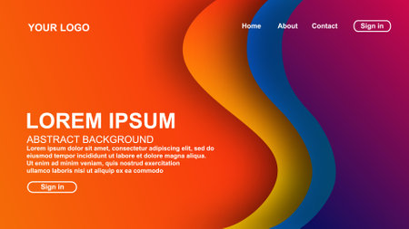 background curve paper layer with space for text and message background designのイラスト素材