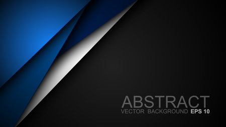 Background vector layers overlapping on space for designのイラスト素材
