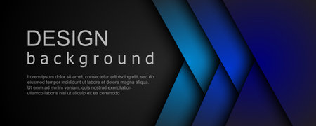 vector background overlapping layers on space for background designのイラスト素材