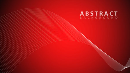 Abstract background with shining waves. Shiny moving lines design element. Futuristic technology concept. Vector illustrationのイラスト素材