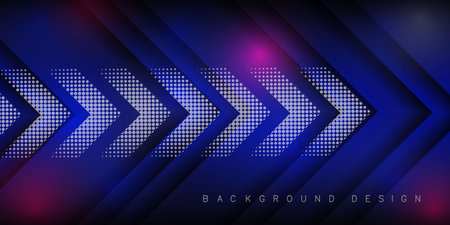 Abstract arrow pattern design modern futuristic background vector illustration.のイラスト素材