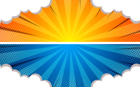 Versus backgrounds comics style design. Vector illustration.のイラスト素材