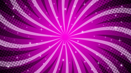 Pop art comic background. Colored Cartoon Vector Illustrationのイラスト素材