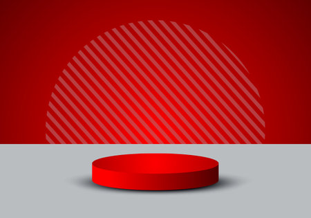 Product background 3d podium scene with pedestal. showing vector 3d rendering of background with podium. stand for displaying 3d products.のイラスト素材