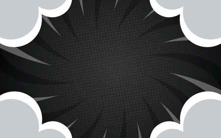 Pop art comic background. Vector Illustrationのイラスト素材