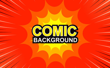 Flat design comic style background. vector illustration EPS 10.