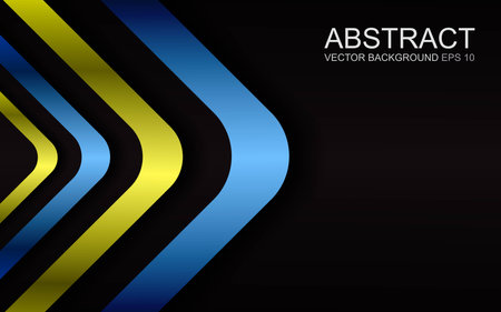 Colorful glossy squares abstract technical background. Vector geometric banner designのイラスト素材