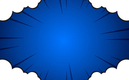Comic background with clouds. vector illustration EPS 10.のイラスト素材