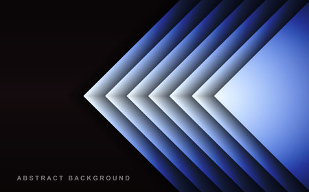 Abstract arrow shadow direction. abstract on futuristic modern design backgroundのイラスト素材
