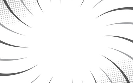 Comic book and manga speed lines background. Super hero action, explosion background. Vector illustrationのイラスト素材