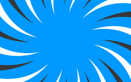 sunburst comic effect background with halftones. pop art comic style vector background.のイラスト素材