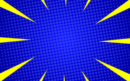 Comic background with halftone gradient in pop art retro style. vector illustrationのイラスト素材