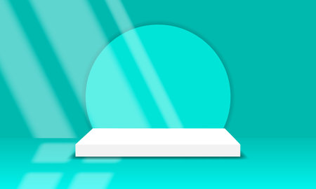 Stage Podium Scene, Decoration element background. Vector illustrationのイラスト素材