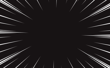 Radial Speed Lines manga comic.のイラスト素材