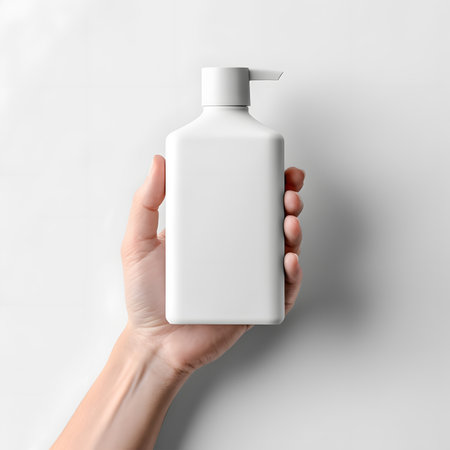 white empty soap containerの素材