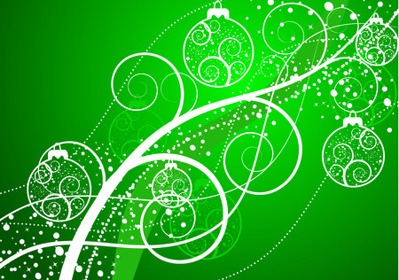 Abstract Christmas background, vector illustrationのイラスト素材