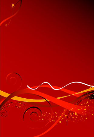Abstract Christmas background, vector illustrationのイラスト素材
