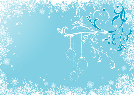 Abstract Christmas background, illustrationのイラスト素材