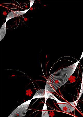 Abstract flower background, element for designのイラスト素材